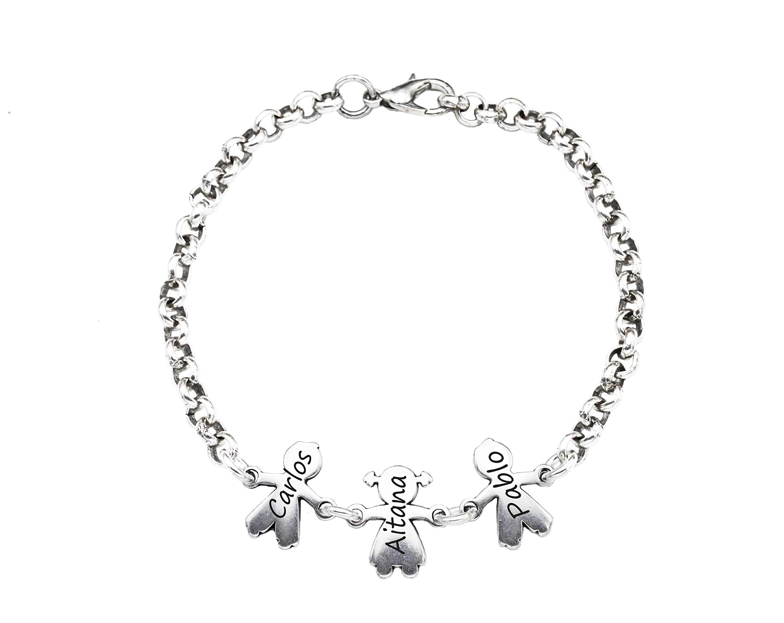 Always Pulsera Personalizada Niños Mamá Abuela Día De La Madre