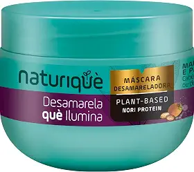 Máscara Capilar, Para todos os tipos de cabelos, Desamarela què ilumina, Neutraliza os tons amarelados e alaranjados dos cabelos loiros ou com mechas, 300ml