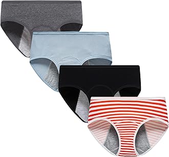 DemifillTeen Girls Period Underwear Cotton Soft Women Panties For Teens Briefs