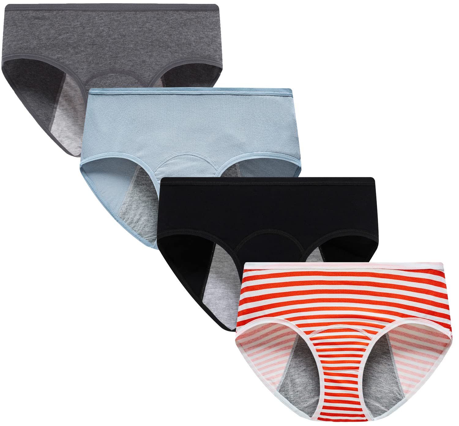 DemifillTeen Girls Period Underwear Cotton Soft Women Panties For Teens Briefs