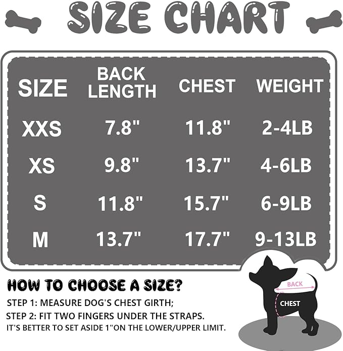 4-Pack Ropa para Perros Pequeños Camiseta Negra Algodón XXS miniatura 6