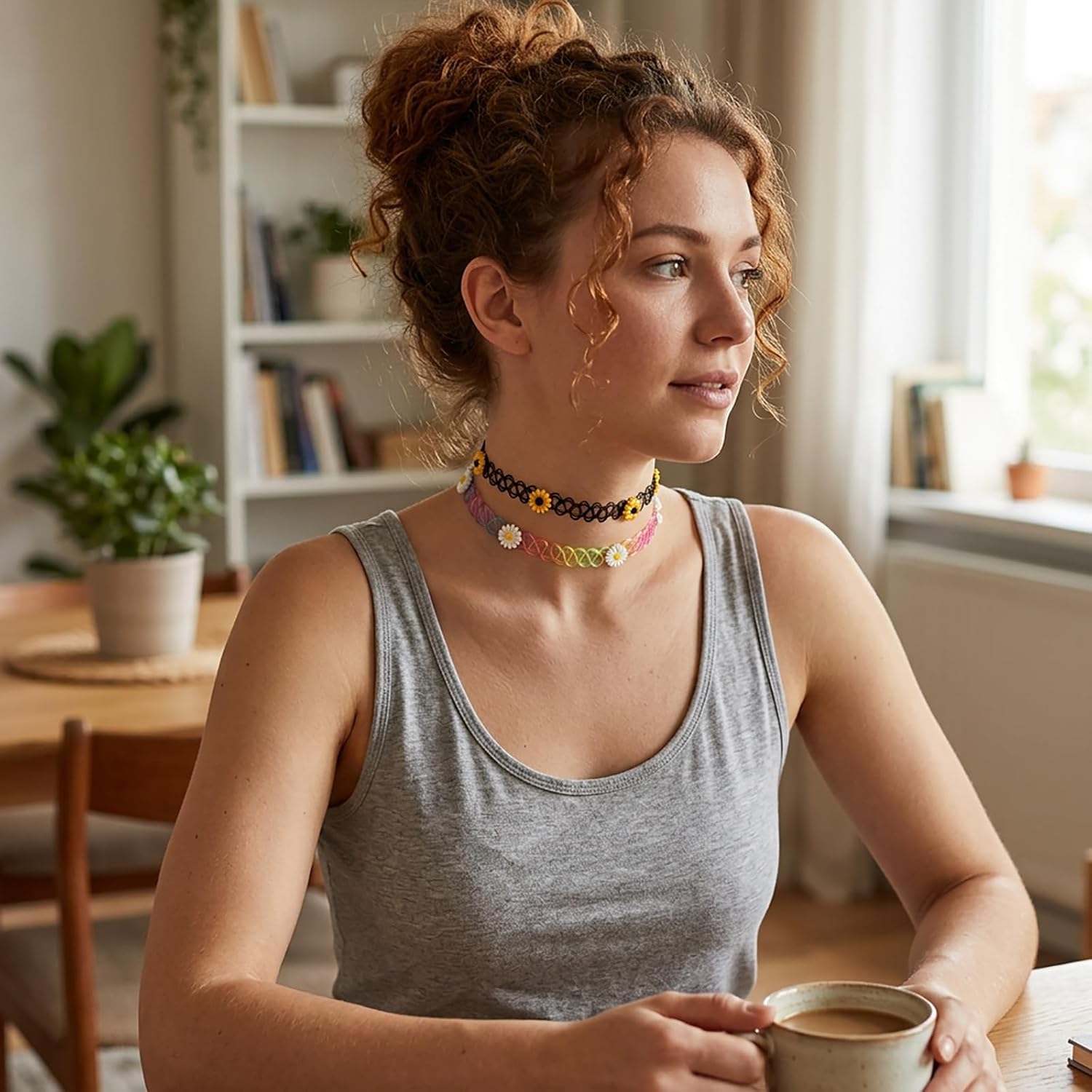 27-Piece Tattoo Choker Set, 90s Choker Necklace Collection image 4