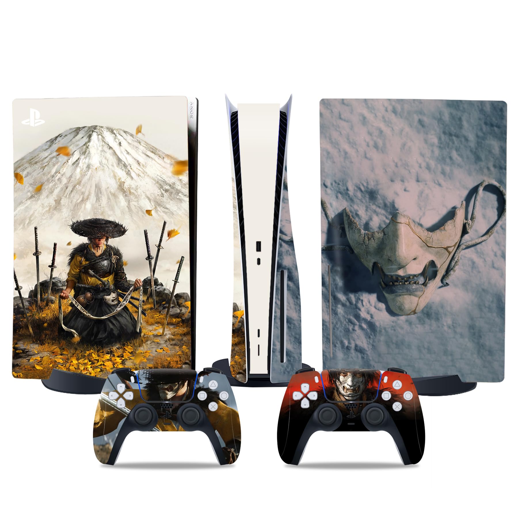 Kit de vinilos Extra Resistentes MaD Vision® para PlayStation 5 (PS5) Digital| Set de vinilos Mate para Consola + 2 mandos - para Anime|Rubber|Zoro|Nami Diseño — view 85