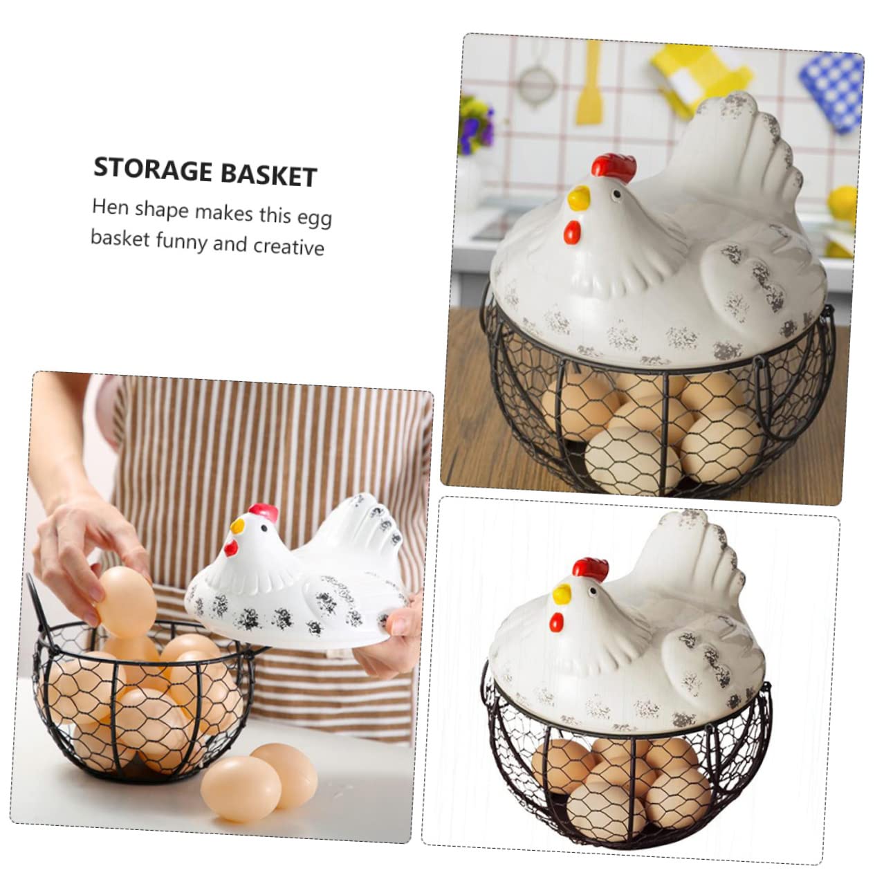 NOLITOY 1 PC wrought iron storage basket black wire fruit bowl fresh egg mesh basket wire fruit basket dessert containers Restaurant Decoration basket wrought iron bread basket small white