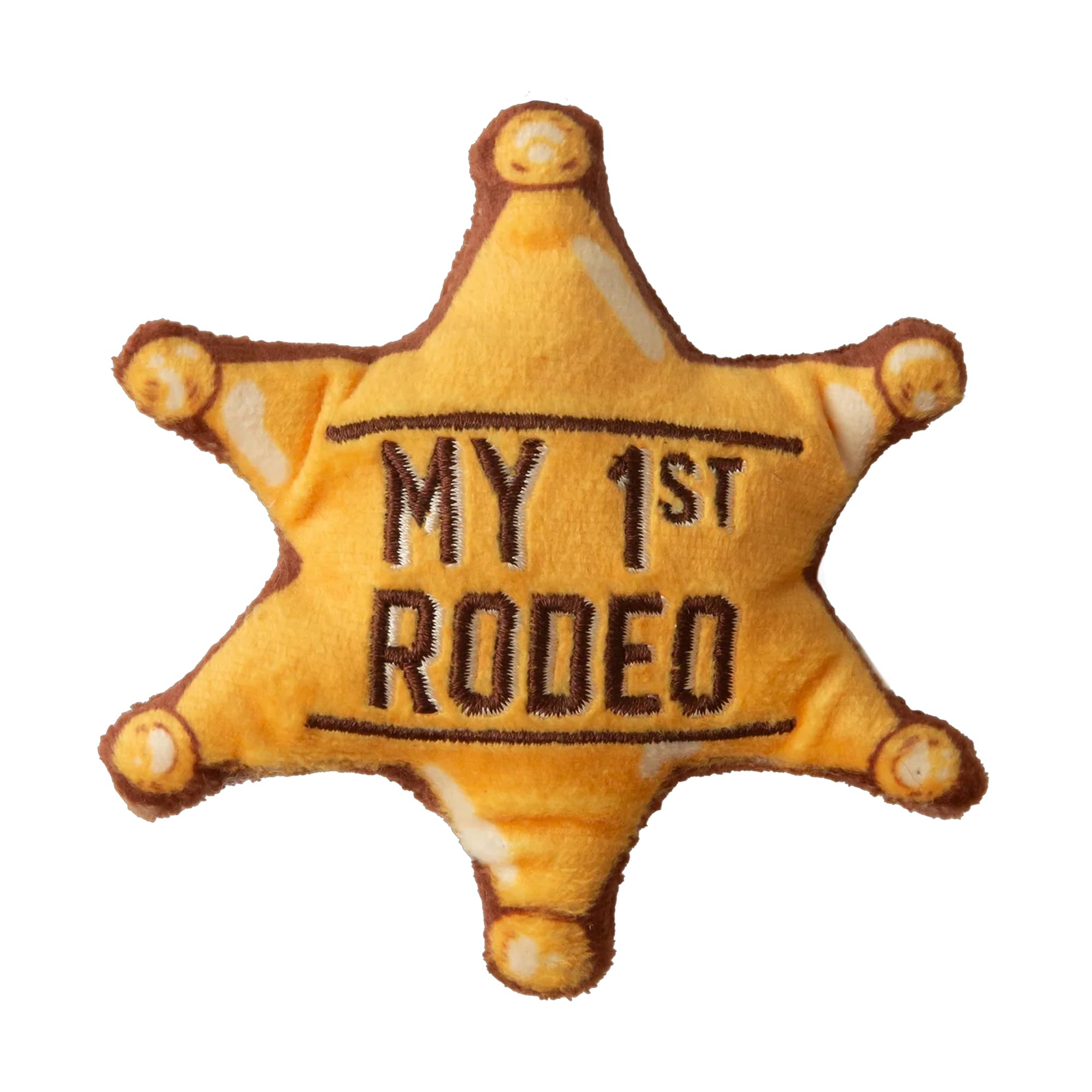 SNUG AROOZ Kitty 1st Rodeo Catnip Toy with Repair Patch - Plush Toy for Cats - Soft, Durable & Catnip-Filled for Batting, Pouncing & Chasing Fun