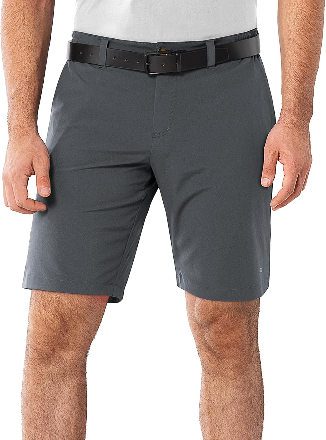 33,000ft Men's Golf Shorts 9" Dry Fit Stretch Golf Short UPF 50+ Lightweight Flat Front Golf Shorts with Pockets