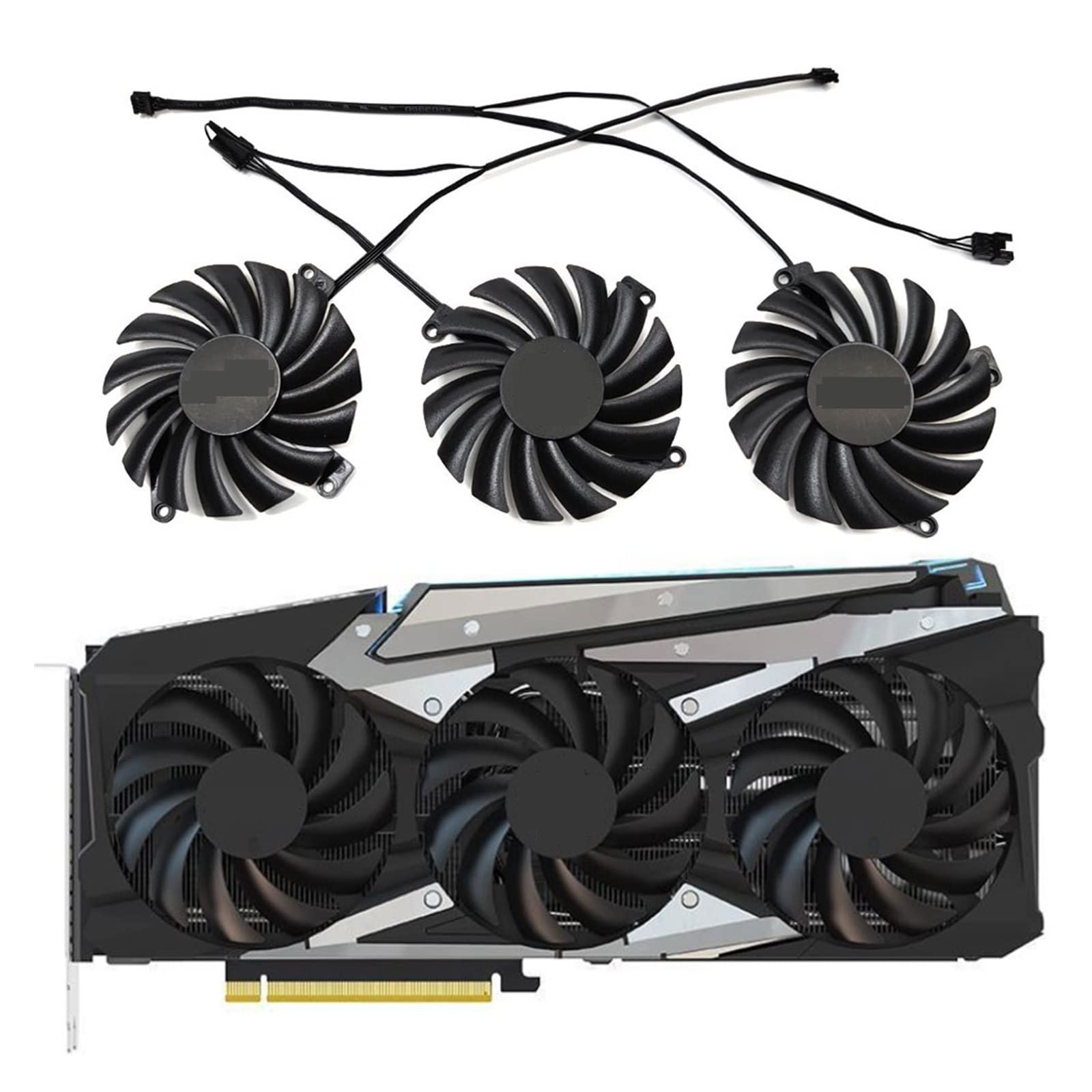Amazon.com: MAHIE 3Fan/1SET CF-12915S RTX 3080 3070 ICHILL X4 GPU 