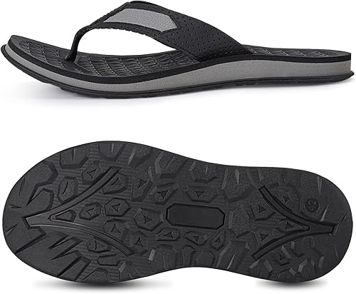 Miniatura 3 de MALIDA Sandalias antideslizantes para hombre para baño y ducha de espuma acolchada para interiores y exteriores