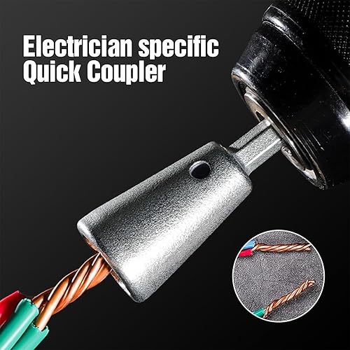 Miniatura 4 de 2 piezas de tornado de tuerca de alambre, herramienta rápida para taladro, tuerca de alambre Twiter para taladro, conector de cable giratorio