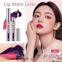 Vista 4 de 3 unidades de tinte de labios despegable, tinte de labios de larga duración, delineador de labios impermeable, delineador de labios que se despega