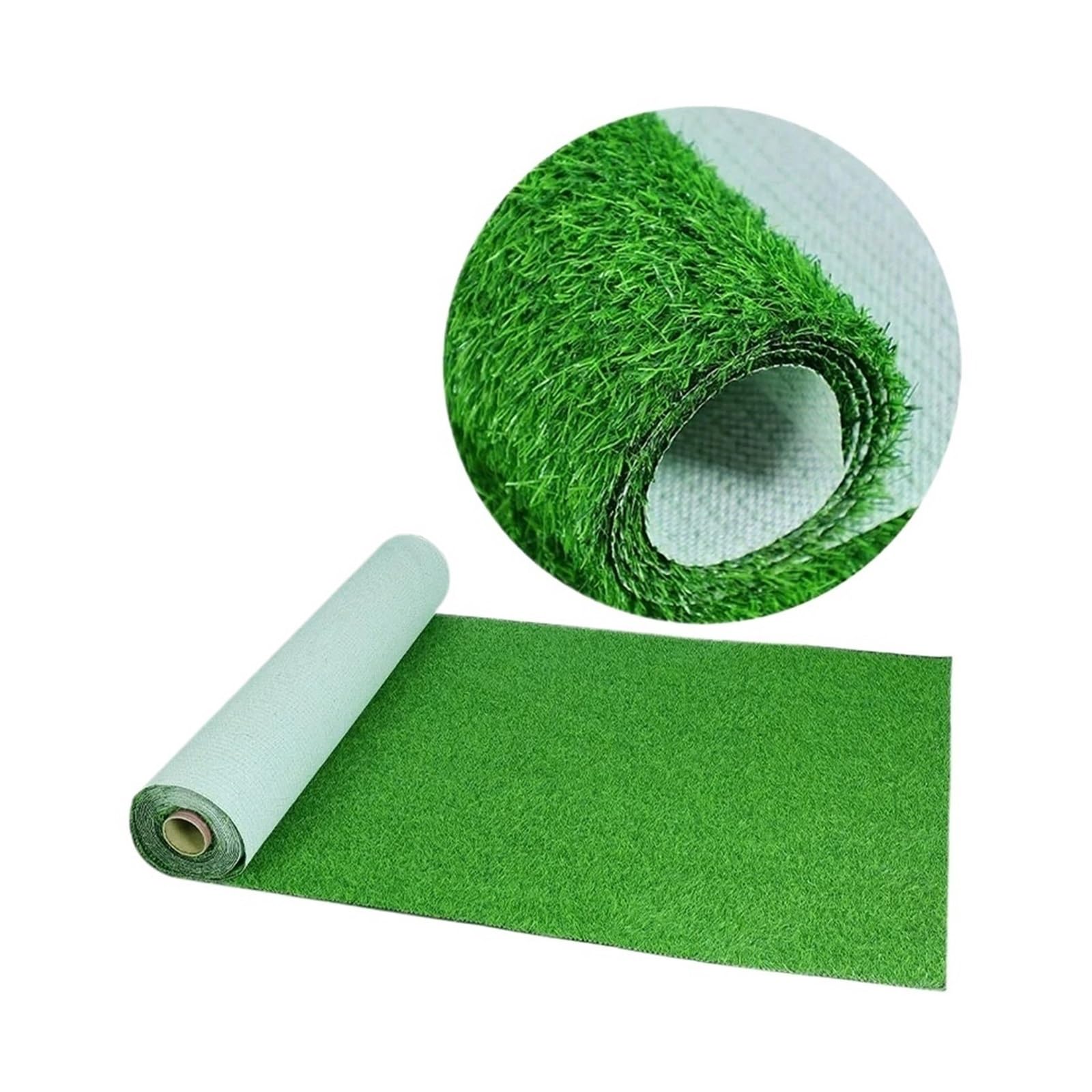 GMGQJST Artificial Grass Garden Artificial Turf Fake Grass Lawn Outdoor Balcony Courtyard Indoor Decoration Synthetic Turfing Fake Green Grass Carpet(50x100cm)