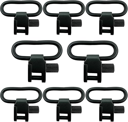 GGYOU Eslinga de metal de 1 pulgada giratoria con tornillos Clips de fijación de 2 puntos