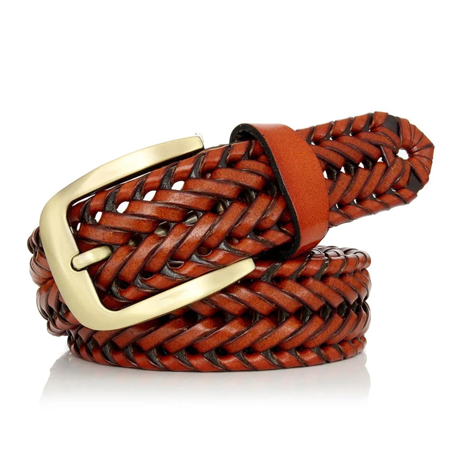 Ceinture Cuir Tressé Ceinture en cuir véritable