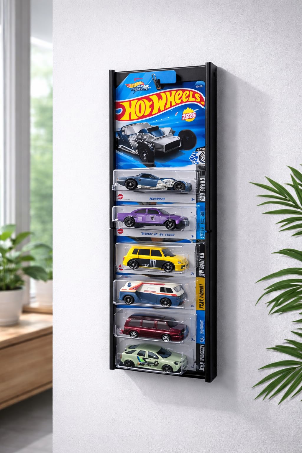 Chidori Wall Display Stand Compatible with Hot Wheels | NO Cars