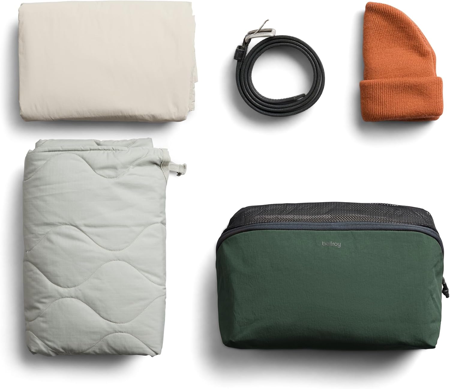 Bellroy Packing Cube 6L (Organizer Packing Pouch with Internal Zip Pocket and Durable, Lightweight Design) - Spruce