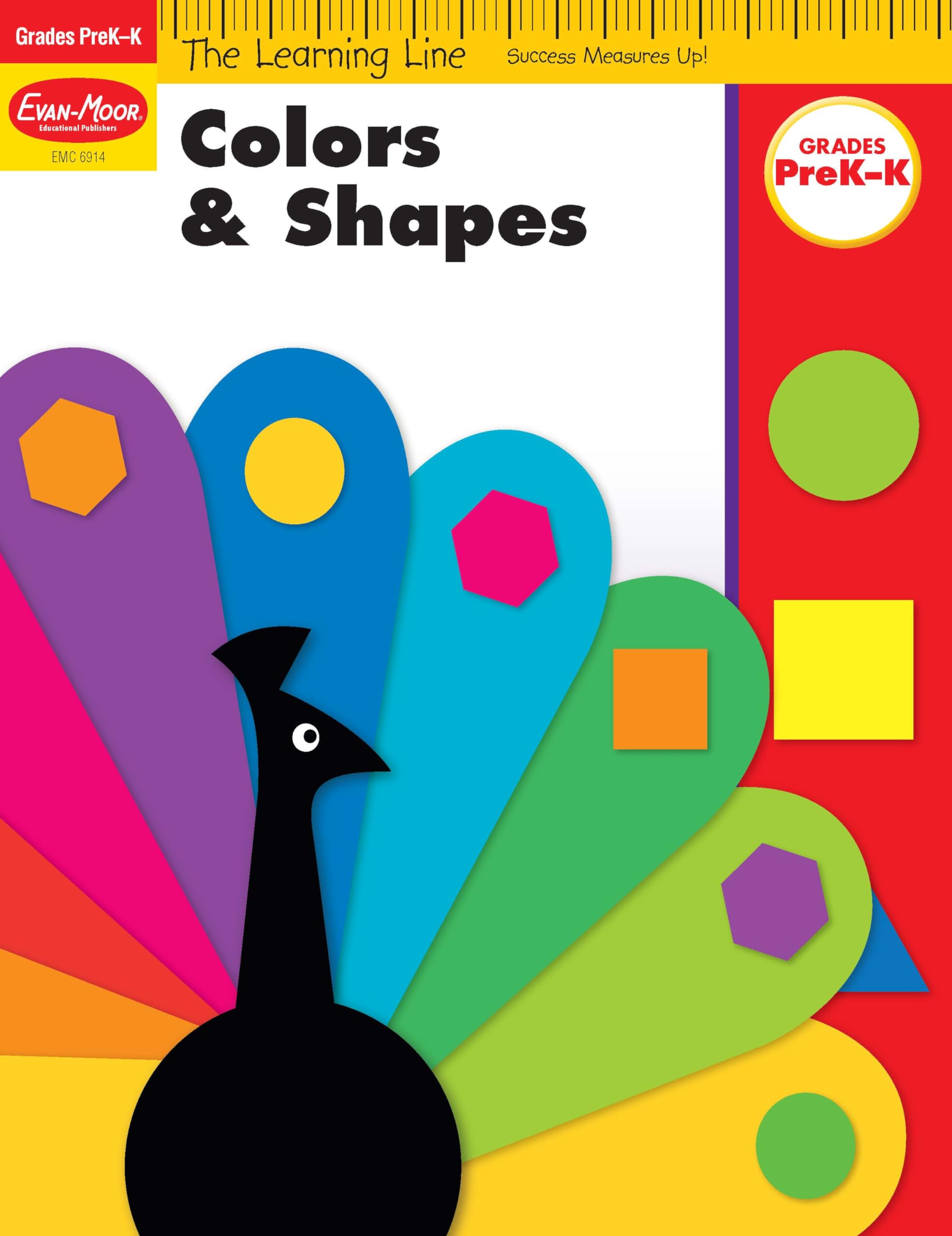 Learning Line: Colors and Shapes, PreK - Kindergarten Workbook