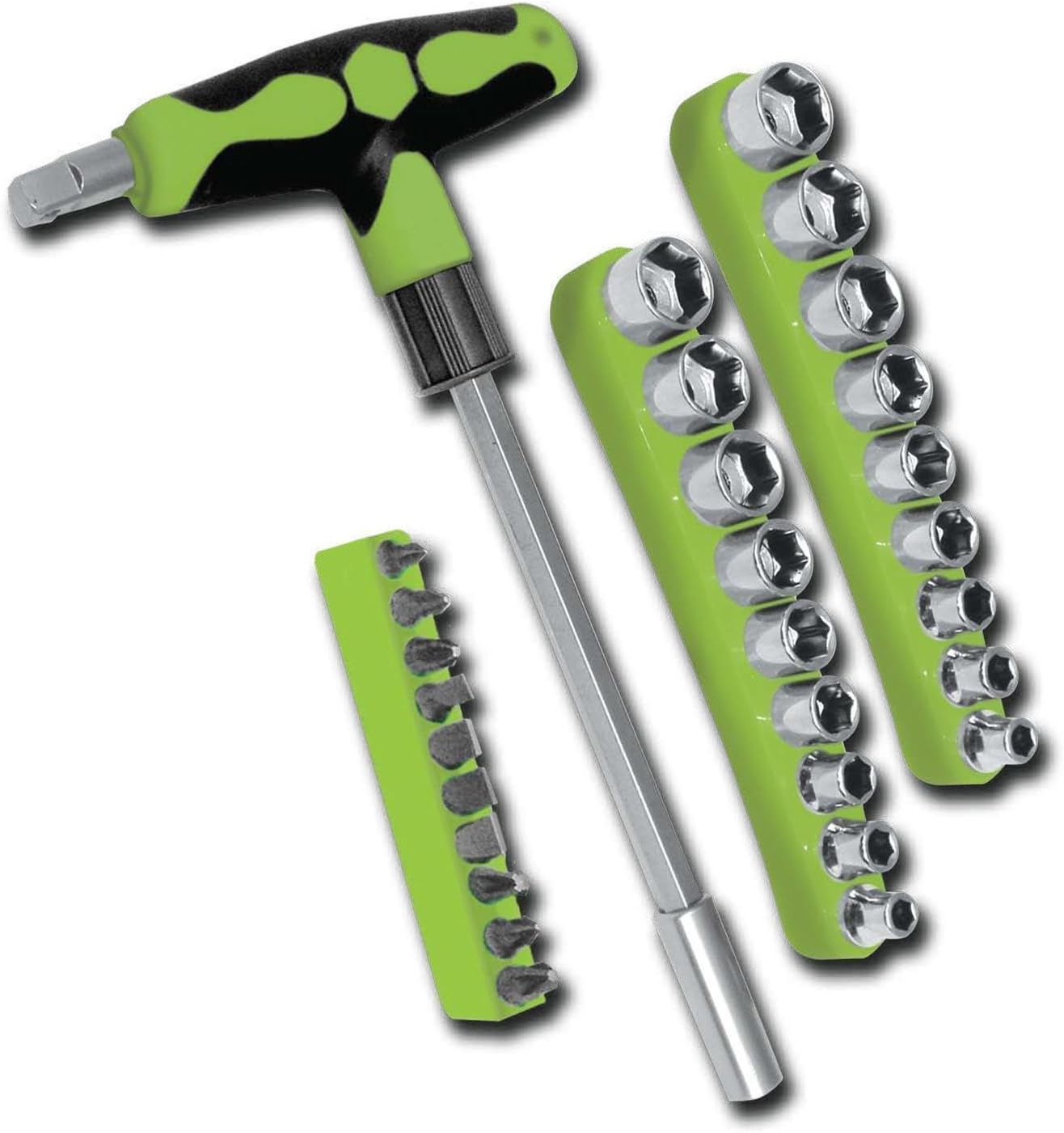 MASTERTEC 32pc T-Handle Socket Driver Set