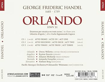 ヘンデル:歌劇「オルランド」 Handel: Orlando [Blu-ray] 2mvetro ヘンデル:歌劇「オルランド」 Handel: Orlando [Blu-ray] 2mvetro