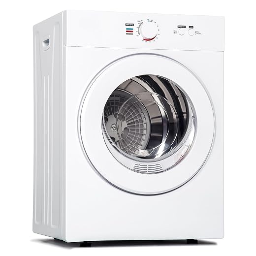 Euhomy 1.8 Cu.Ft Portable Clothes Dryer 1020W Compact Laundry Drying