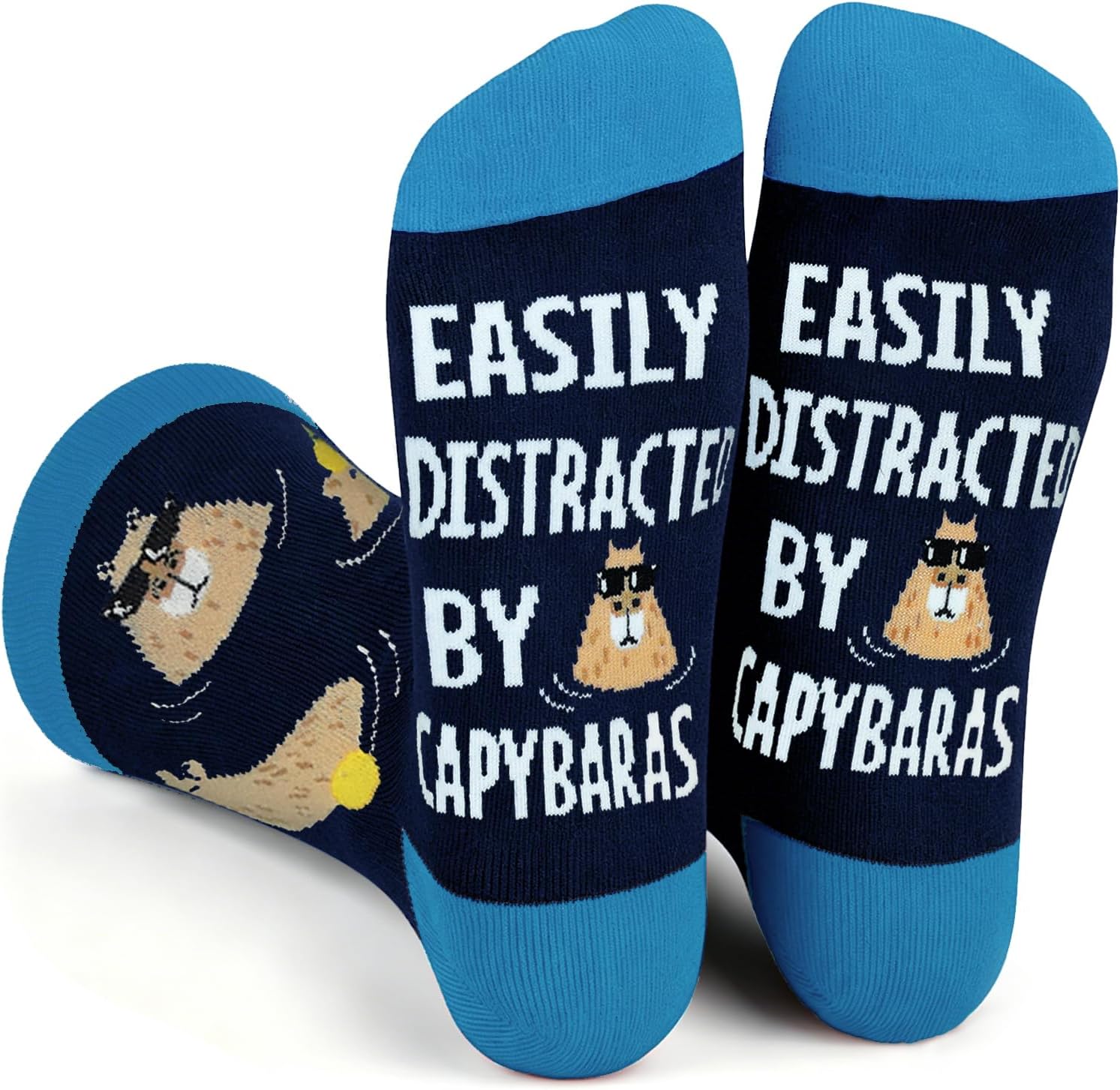 GOLIN Funny Animal Lover Gifts - Novelty Animal Crew Socks Birthday Christmas Gifts Ideas for Men Women
