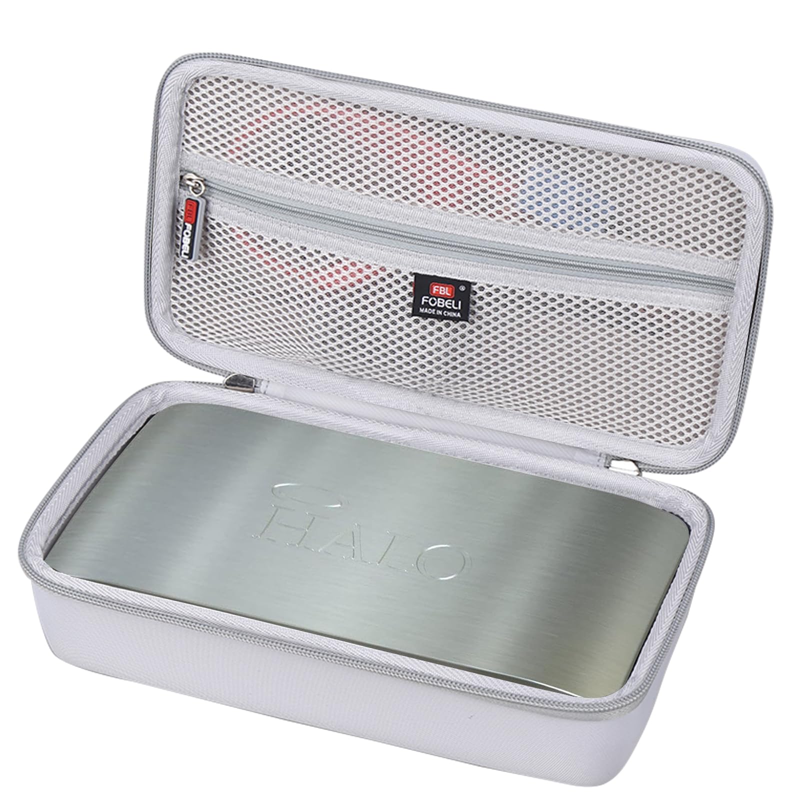 FBLFOBELI Hard Travel Carrying Case Compatible with Halo Bolt Air 58830/57720 / USB 58830 mWh/Ultimate 2.0 Portable Emergency Power Kit, Storage Bag for Car Charger Power Bank (Case Only) (Grey)