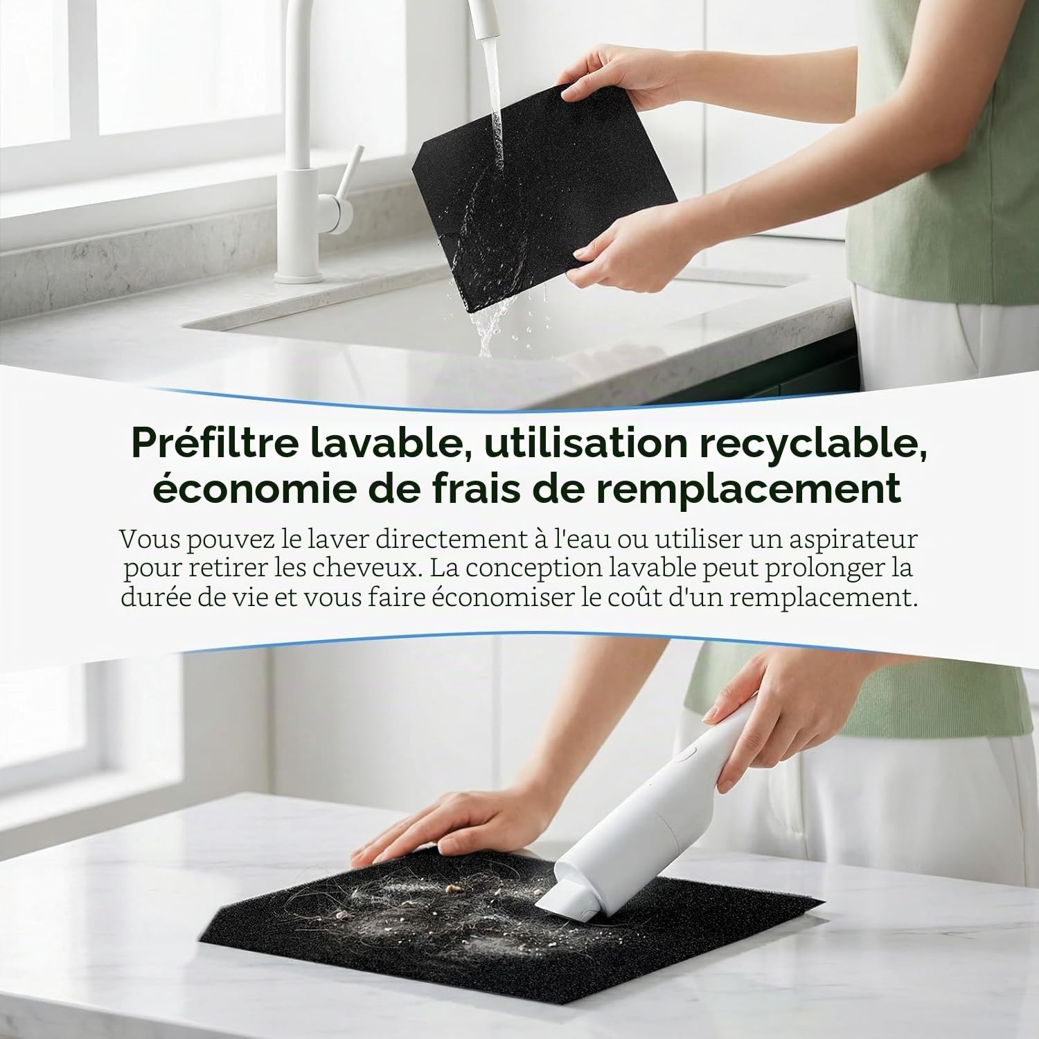 AIRTOK Purificateur d'air, Purifier jusqu'à 170m², Filtre lavable, Surveille La Qualité de l'Air, Aromathérapie, HEPA Purificateur Éliminant La Fumée, La Poussière, Le Pollen Et Les Odeurs