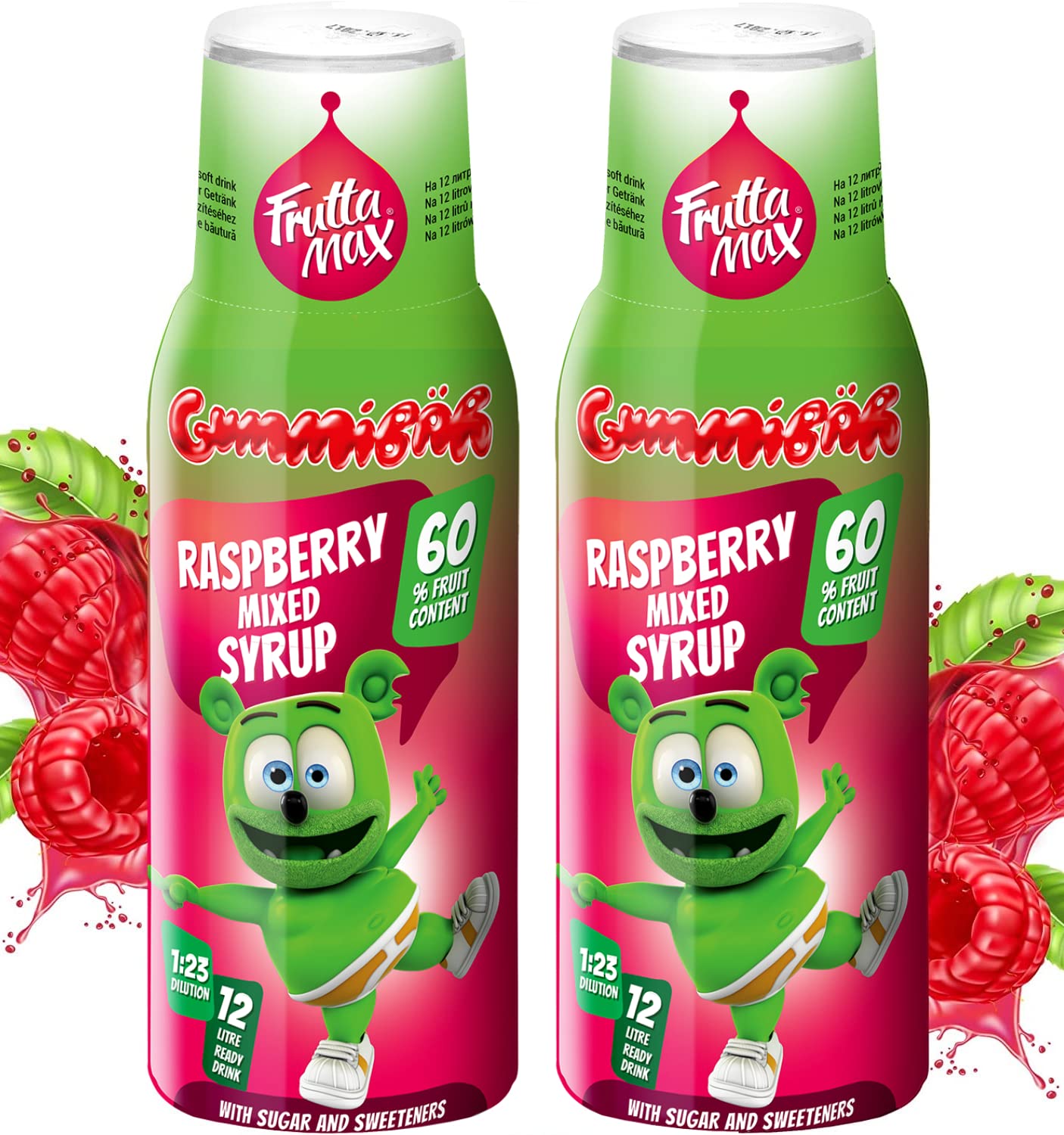 FruttaMax Energy Drink Syrup – Fizzy Caffeinated Syrup with Low Sugar | Soda Maker Compatible, Great for Active Lifestyle 500ml - ThunderMax — view 33
