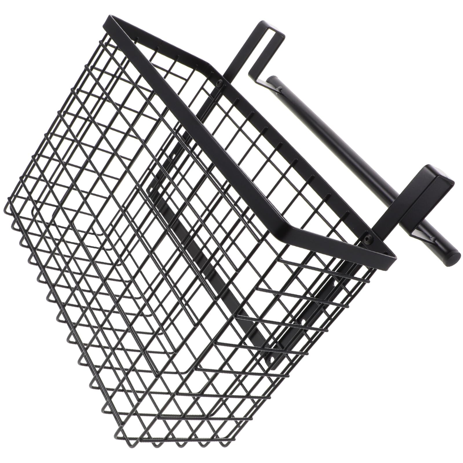 SHINEOFI Organizador Colgante para Cocina Cesta de Alambre Negro, Estante de Acero al Carbono para Verduras Alta Capacidad Necesidad de Clavos