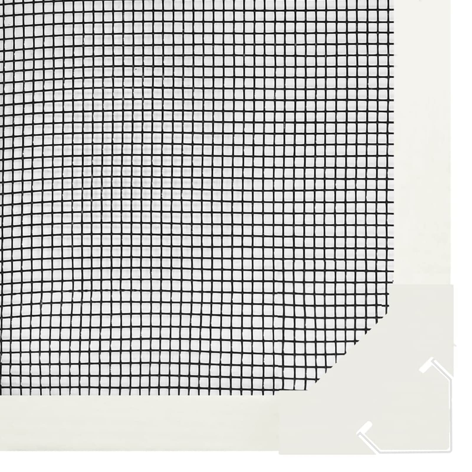 LAPOOH Magnet-Insektenschutz für Fenster, Fliegengitter Fenster, Fliegenschutz Fenster, Pollenschutzgitter Fenster, Insektengitter Fenster, Insektennetz, Fensternetz, Weiß 80x120 cm