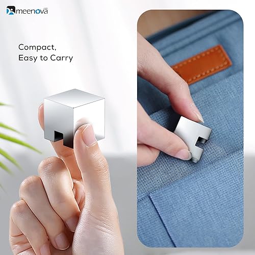 Miniatura 6 de Meenova Cord Organizer 304 Stainless Steel Cable Holder, Metal Paper Weight, Cable Management Aesthetic Cute Desk Accessories, Heavy Paperweights