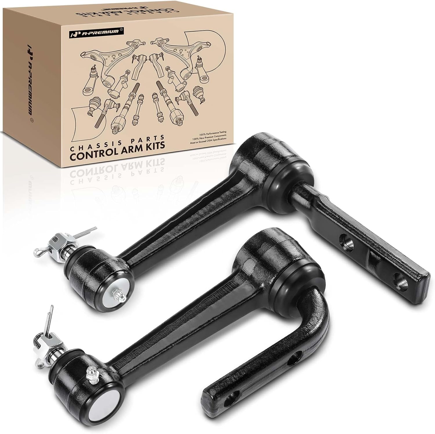 A-Premium Front Steering Idler Arm, Compatible with Chevrolet Astro 1990-2005, GMC Safari 1990-2005, RWD Only