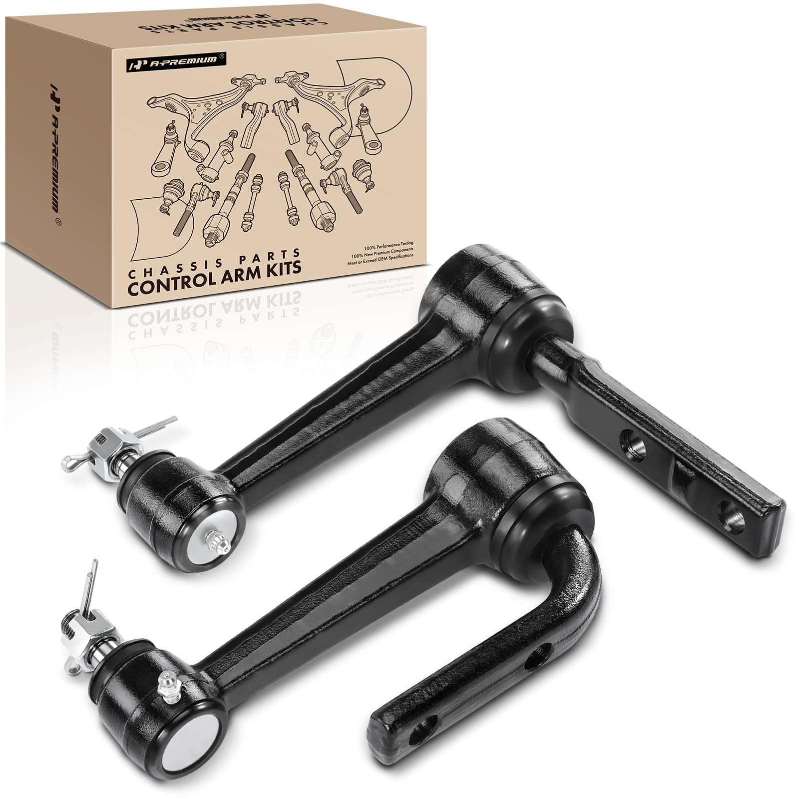 A-Premium Front Steering Idler Arm, Compatible with Chevrolet Astro 1990-2005, GMC Safari 1990-2005, RWD Only