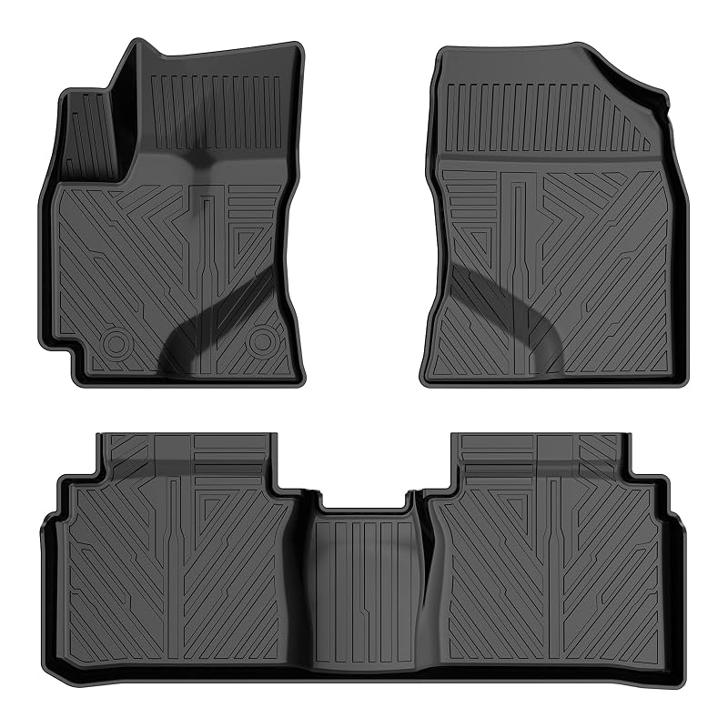 Tapetes Automotivos Traseiros em TPE para Toyota Corolla Sedan 2014 a 2019 T TGBROS, 2 unidades