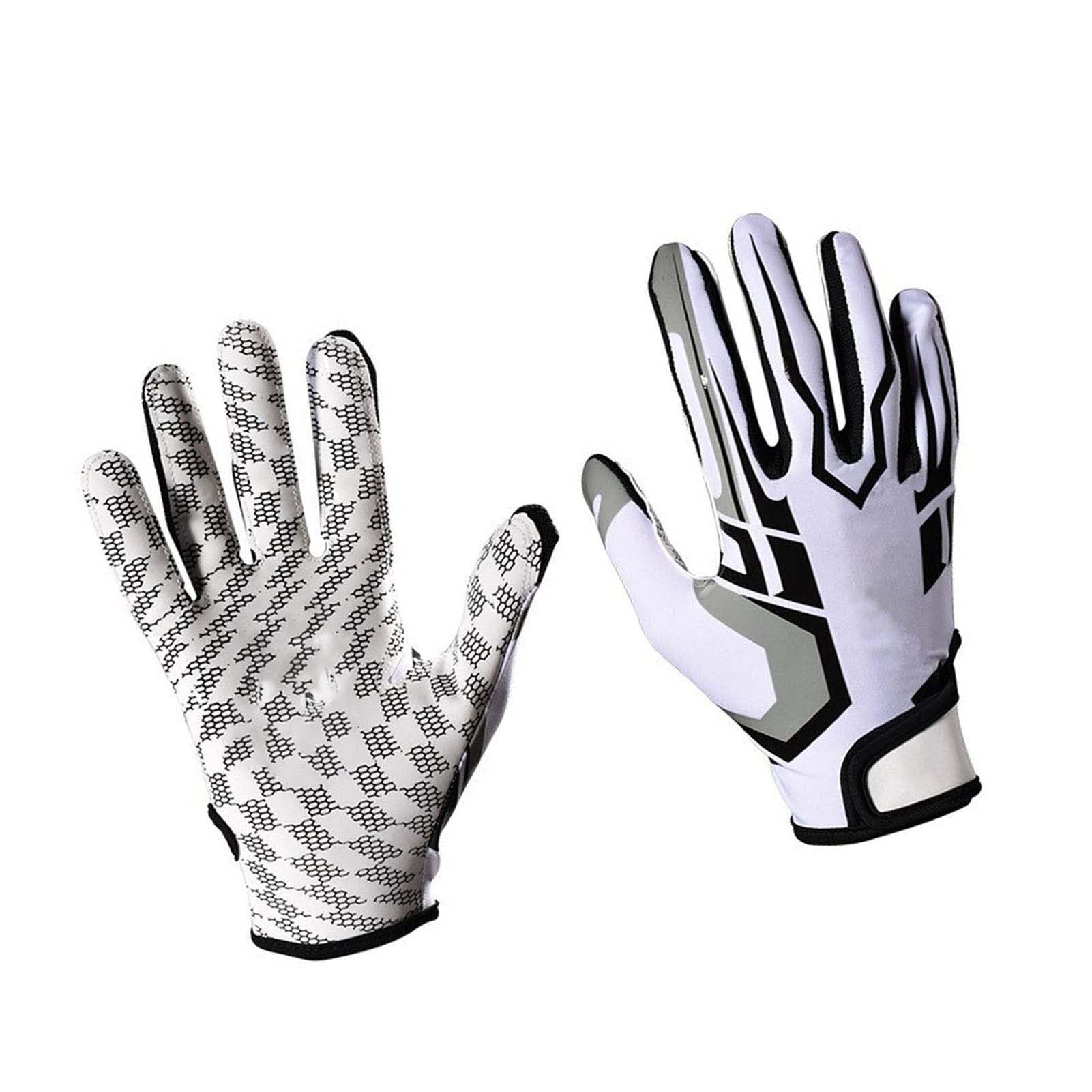 Gants de sport, gants de football américain, maille respirante, doigts, épaisseur moyenne, antidérapants