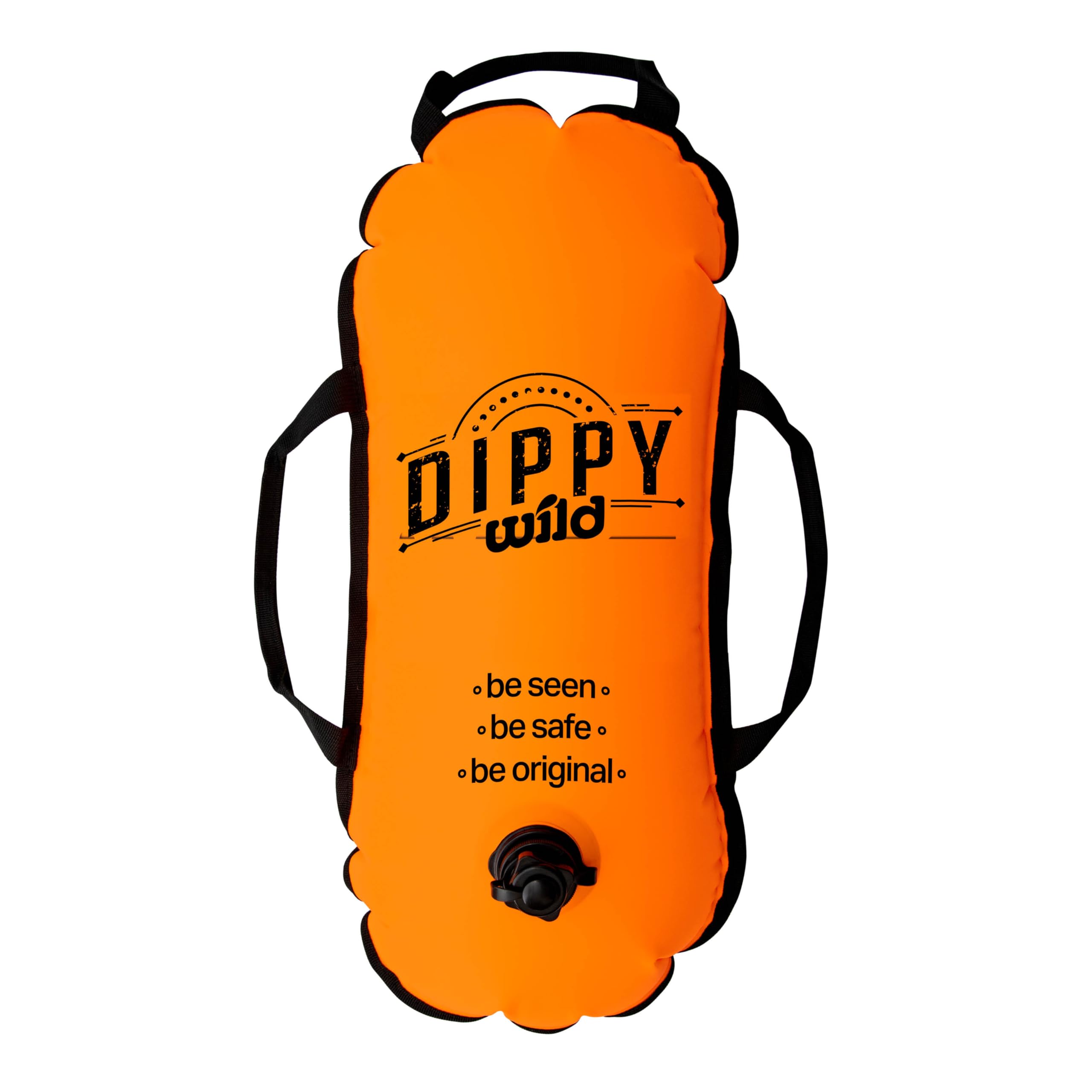 Dippy WILD Swimming Float | Tow Buoy for Open Water | Wild Swimming Accessories for Swimmers, Triathletes