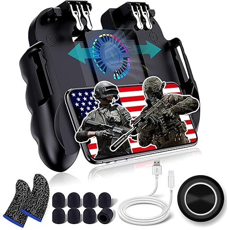 ARC Raiders zerbricht über Wochenende den Rekord von Call of Duty: Black Ops 7 11 71T9CA7Yl6L. SX466 4 Trigger USB Mobile Game Controller with Cooling Fan Adjustable Stand for PUBG/Call of Duty/Fotnite 6 Finger Mode GAMR+ L1R1 L2R2 Gaming Grip Gamepad