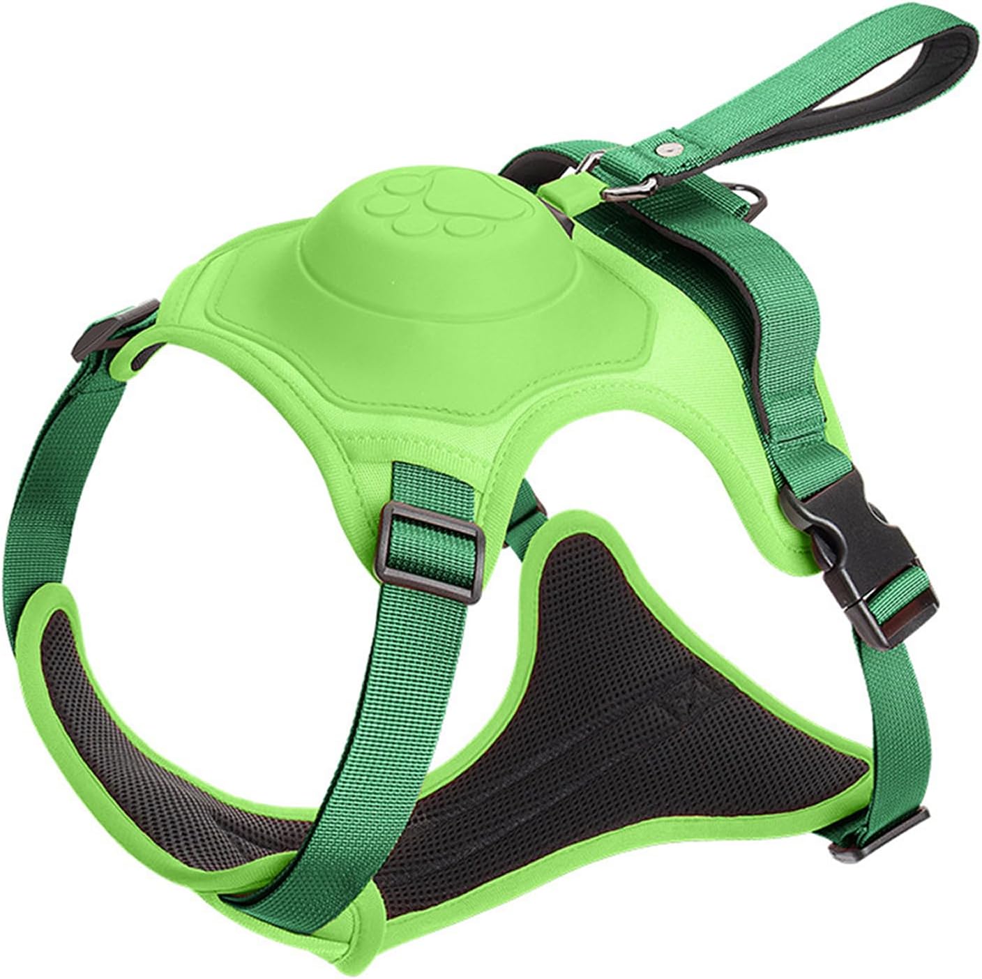 All in One Dog Harness with Retractable Leash NoPull No