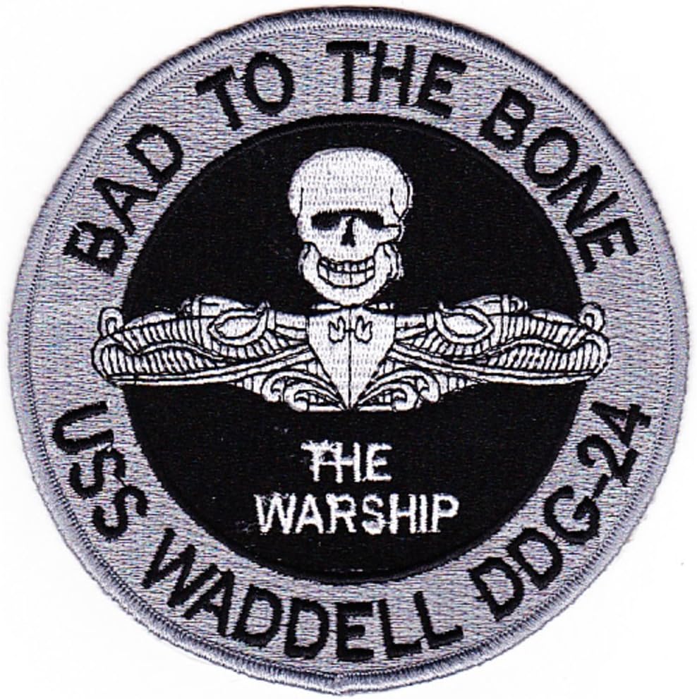 USS Waddell DDG24 Patch Hook And Loop Clothing, Shoes