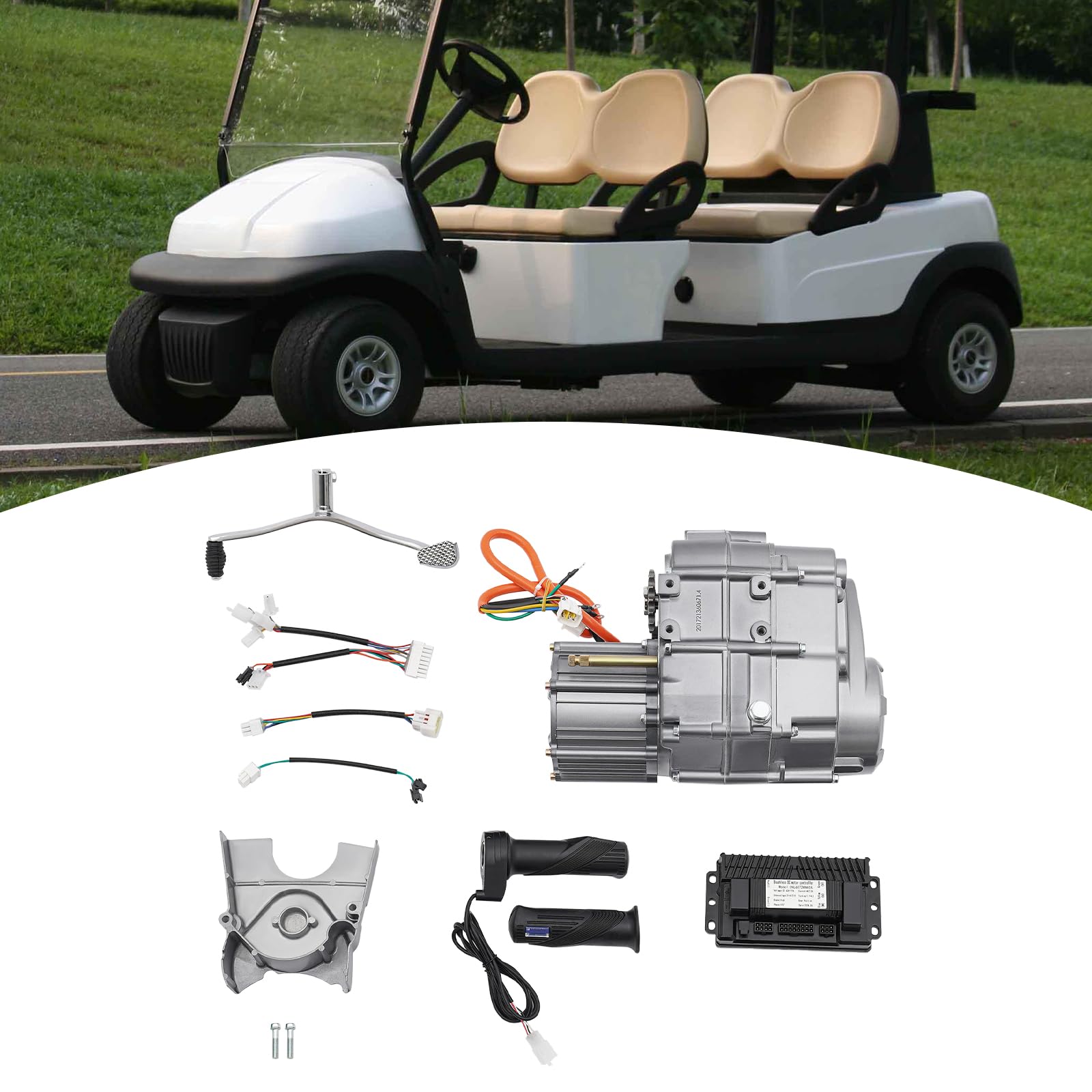 1000W Elektromotor-Kit Permanentmagnet DC Bürstenloser Motor für Strandautos Elektromotorräder ATVs
