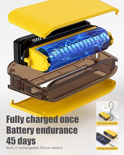 Miniatura 6 de Reloj despertador digital para dormitorios, pequeño reloj despertador para mesita de noche, alarma fuerte para personas que duermen con mucha