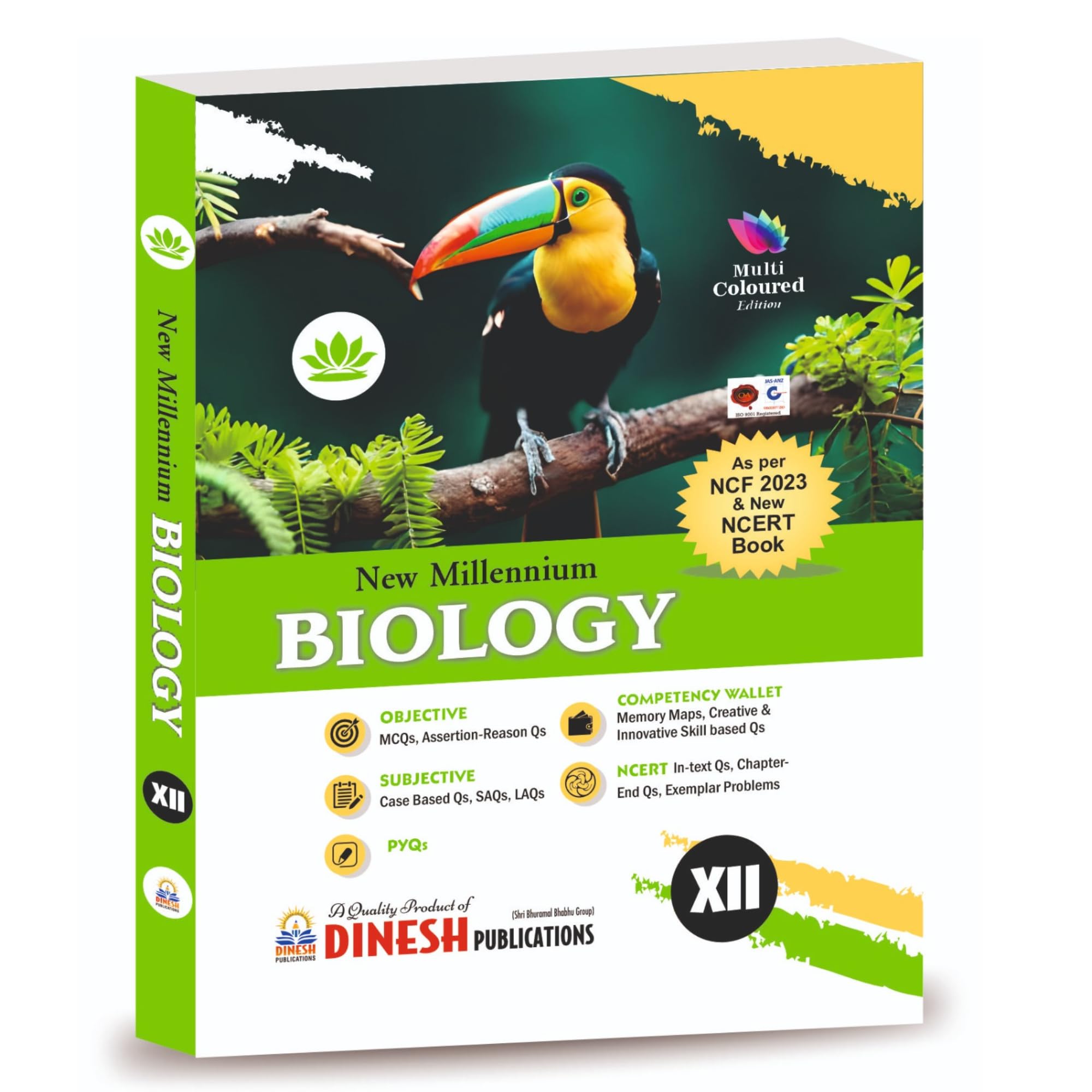 DINESH New Millennium BIOLOGY Book for Class 12 (CBSE Exam 2025-2026 Session) | by Dinesh Publications | NCERT Solutions and Exemplar Problems Product Bundle – 30 December 2023