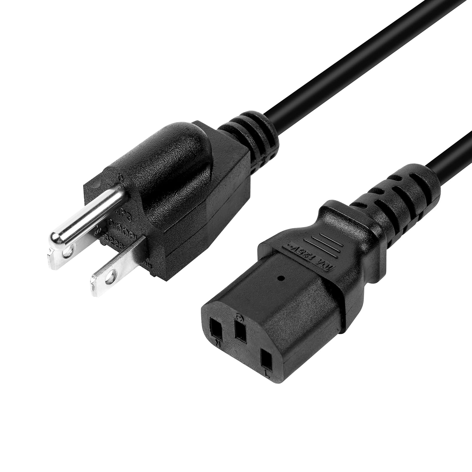 Power Cord Cable Compatible with Instant Pot Electric Pressure Cooker, Rice Cooker, Power Quick Pot, Microwave, Soy Milk Maker, and More Kitchen Appliances 3 Prong Replacement Power Cable-UL