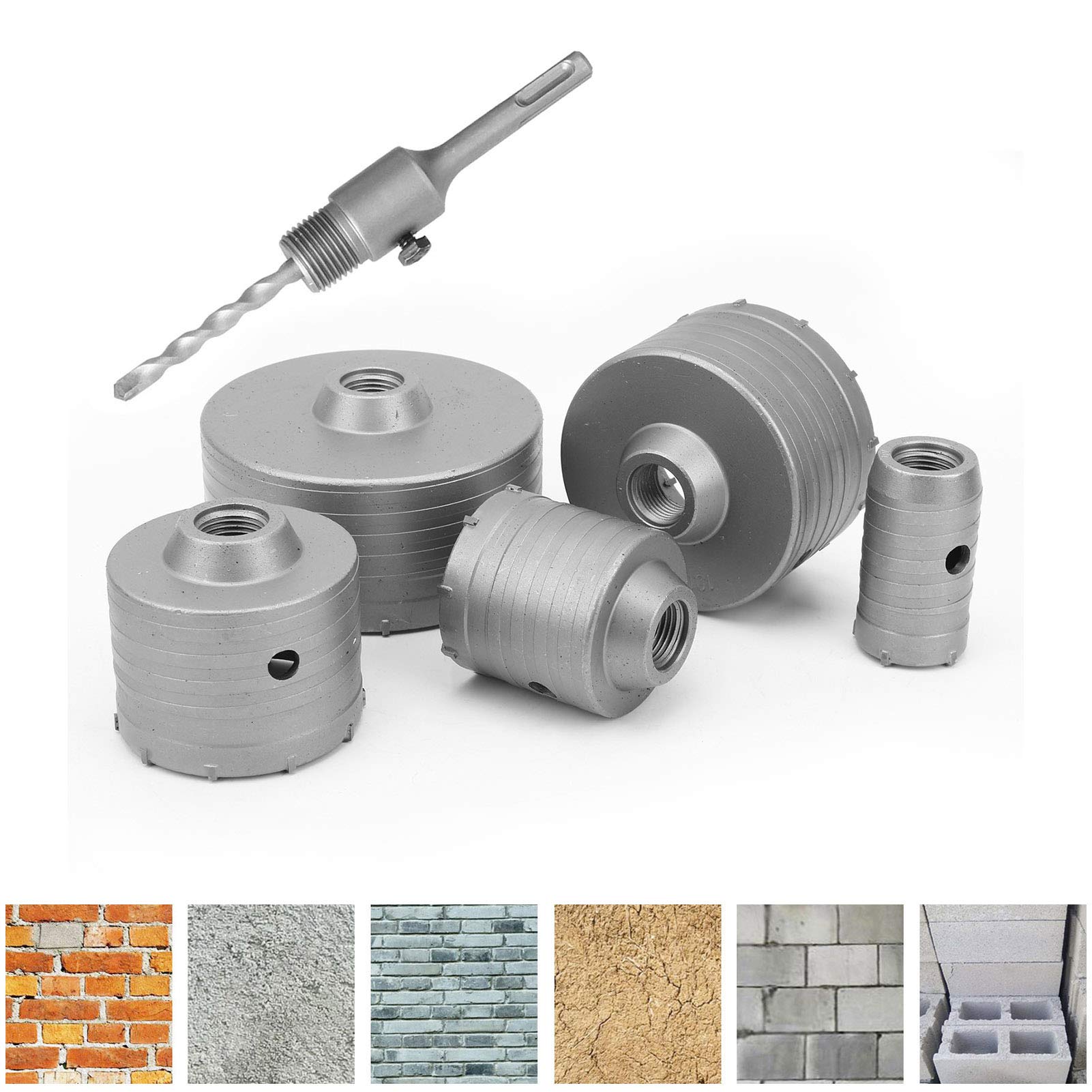 Fischer D-SDX Punta Trapano 5 Cilindrica A Quattro Taglienti, Per - Foto 6