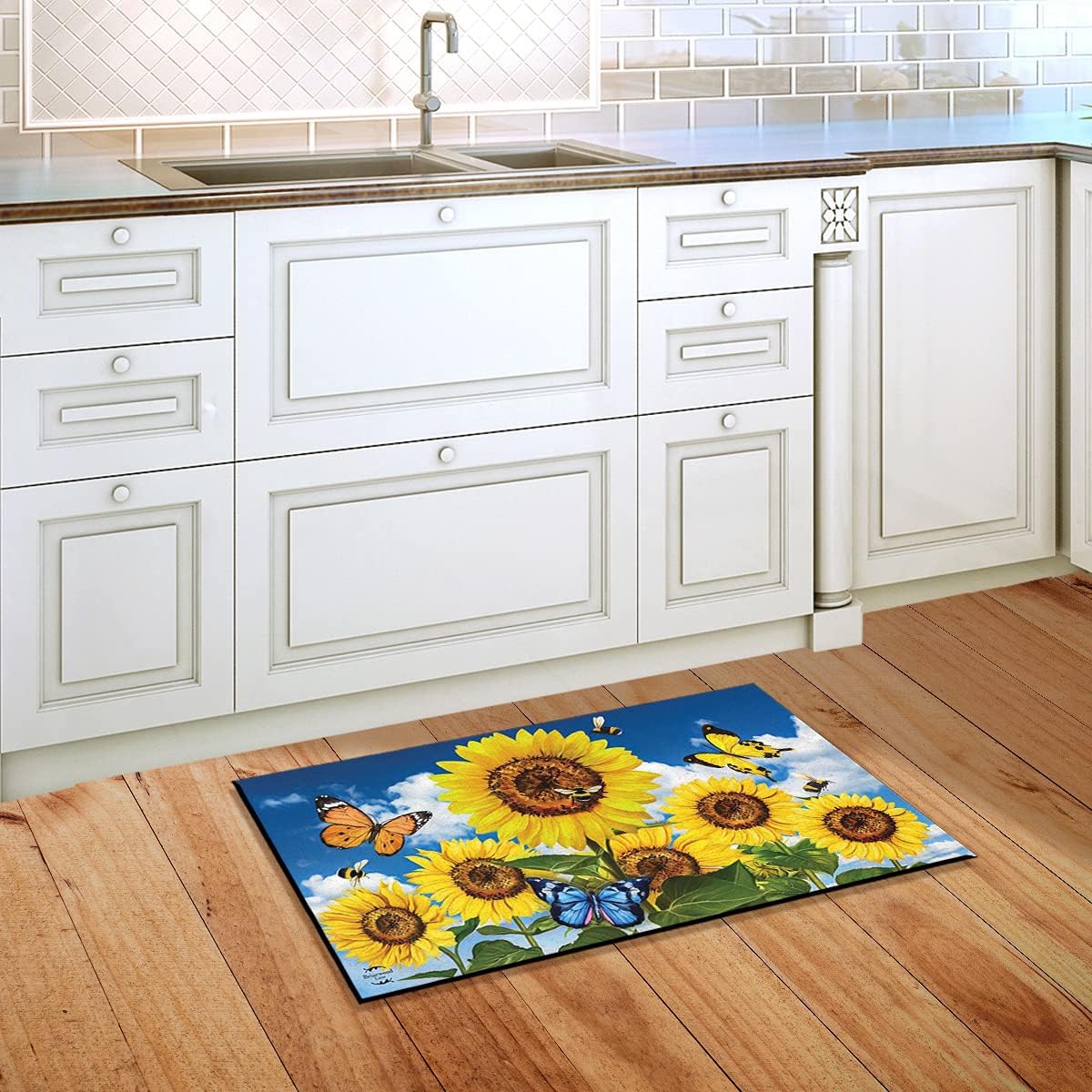 Briarwood Lane Sunflowers and Bees Summer Doormat