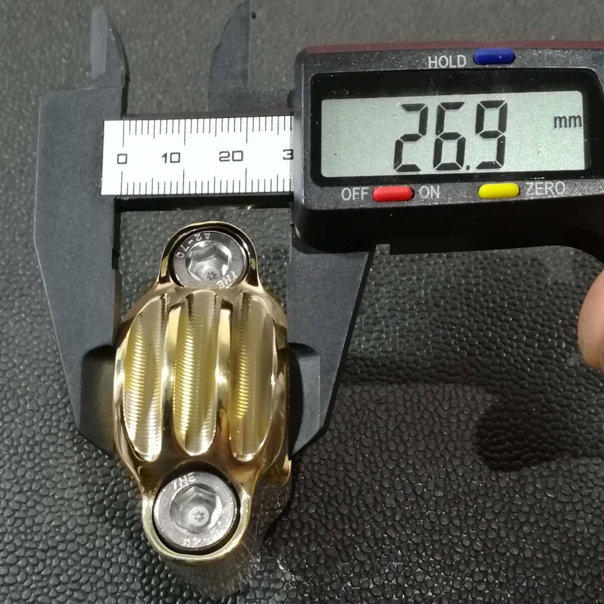 真鍮ハンドルポストライザー1インチブラス