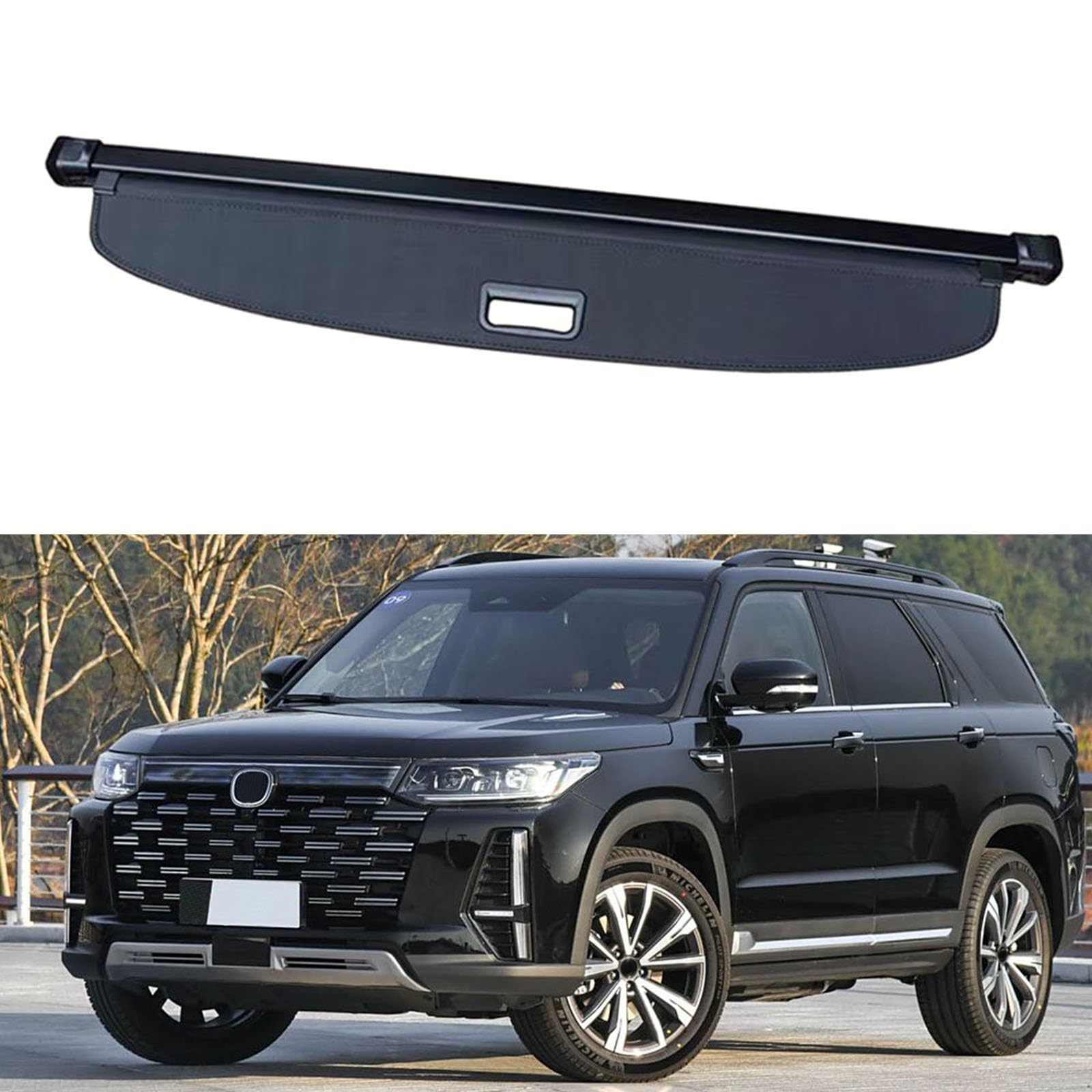 SXLGDW Car Retractable Rear Trunk Parcel Shelf,Compatible with Changan CS95 2013-2020,Car parts