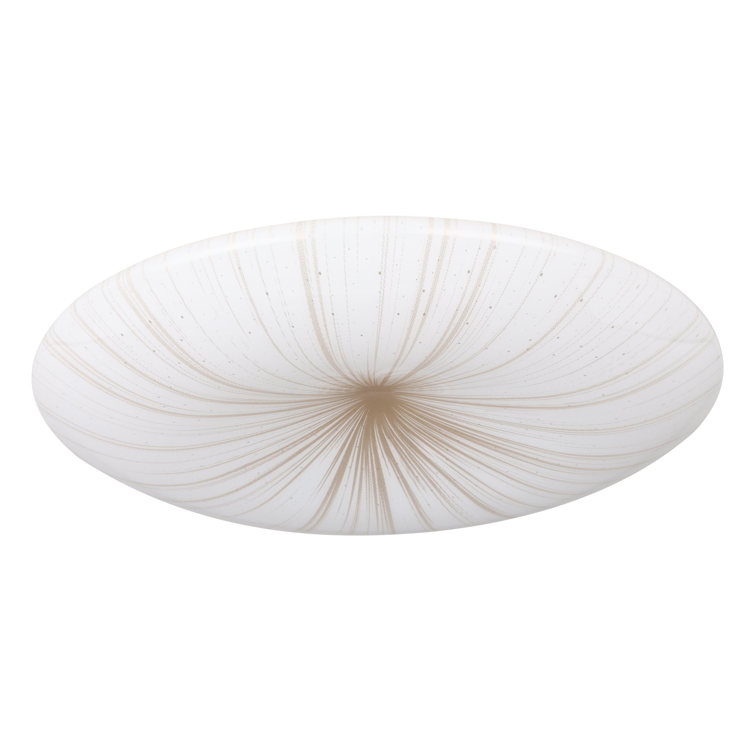 Pagazzi White/Gold/Light Nieves And Led Flush Ceiling