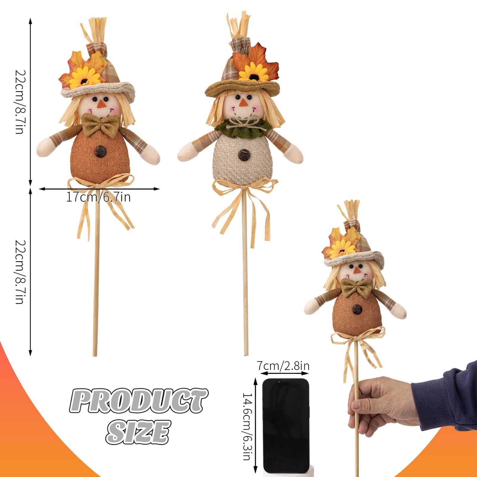 Gnomo De Acción De Gracias - Decoración De Tela Para Mesa, Otoño Y Cosecha, Diseño Encantador