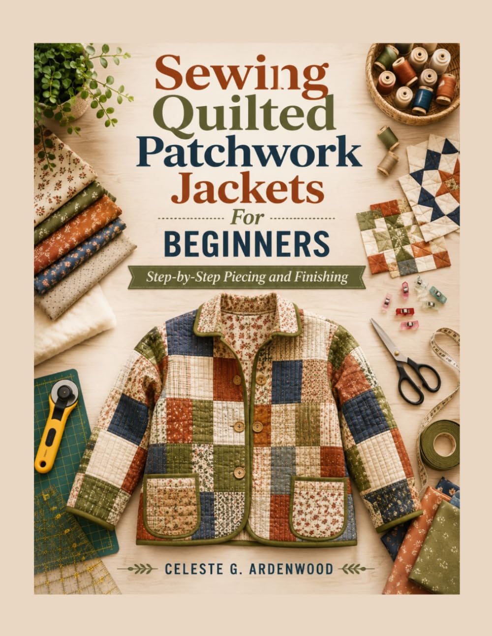 Sewing Quilted Patchwork Jackets For Beginners: Step-by-Step Piecing and Finishing
