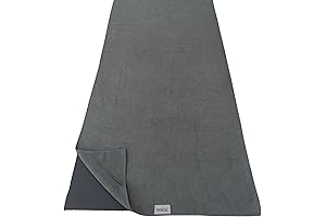 Non-Slip Yoga Mat Towel with Convenient Corner Pockets
